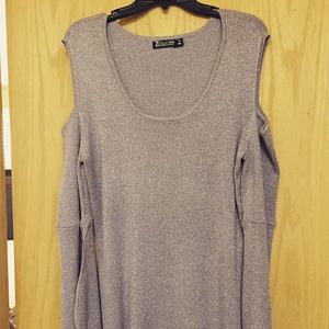 New Lavender Silver XXL New York & Co Sweater
